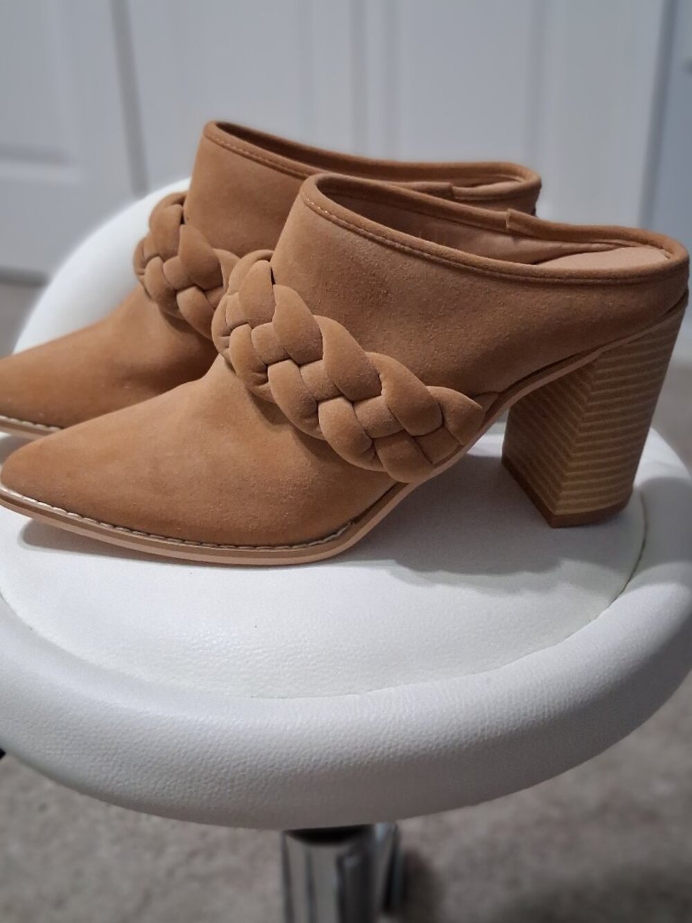 Women's Chunky Block Heel Mules